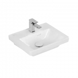 Villeroy & Boch Subway 3.0 Раковина компактная, 450 x 370 x 145 mm, Альпийский белый, без перелива 4370FL01