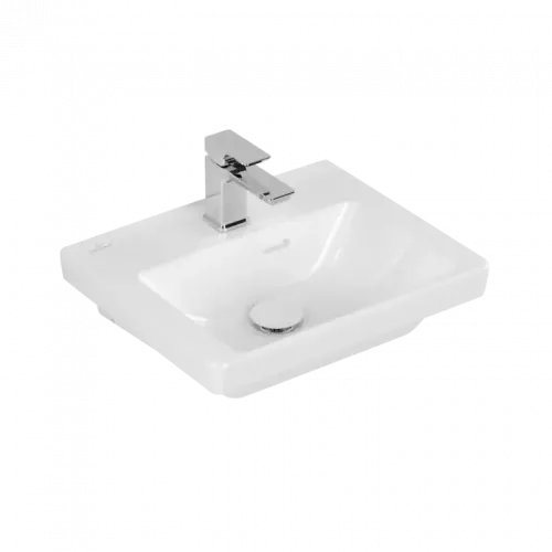 Villeroy & Boch Subway 3.0 Раковина компактная, 450 x 370 x 145 mm, Альпийский белый, без перелива 4370FL01