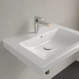 Villeroy & Boch Subway 2.0 Pаковина, 650 x 470 x 180 mm, Альпийский белый, с переливом, шлифованный 7113KG01