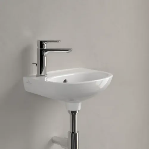 Villeroy & Boch O.novo Раковина компактная, 360 x 275 x 145 mm, Альпийский белый, с переливом 43403L01