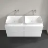 Villeroy & Boch Collaro Тумба под раковину, с подсветкой, 4 выдвижных ящика, 1200 x 548 x 500 mm, Glossy White / Glossy White C115B0DH
