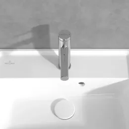 Villeroy & Boch Loop & Friends Смеситель для раковины однорычажный без Выдвижной механизм слива, Хром TVW10610315361