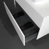 Villeroy & Boch Collaro Тумба под раковину, с подсветкой, 2 выдвижных ящика, 1000 x 548 x 500 mm, Glossy White / Glossy White C109B0DH