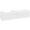 Villeroy & Boch Legato Тумба под раковину, с подсветкой, 2 выдвижных ящика, 1600 x 380 x 500 mm, Glossy White / Glossy White B688L0DH