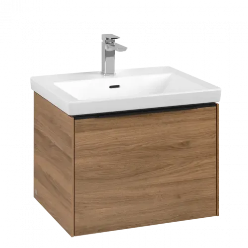 Villeroy & Boch Subway 3.0 Тумба под раковину, 1 выдвижной ящик, 572 x 429 x 478 mm, Oak Kansas C57701RH