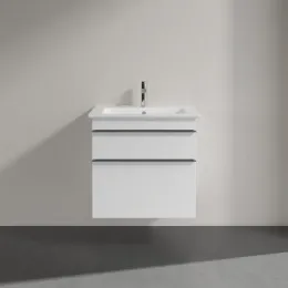 Villeroy & Boch Venticello Тумба под раковину, 2 выдвижных ящика, 603 x 590 x 502 mm, Glossy White / Glossy White A92401DH