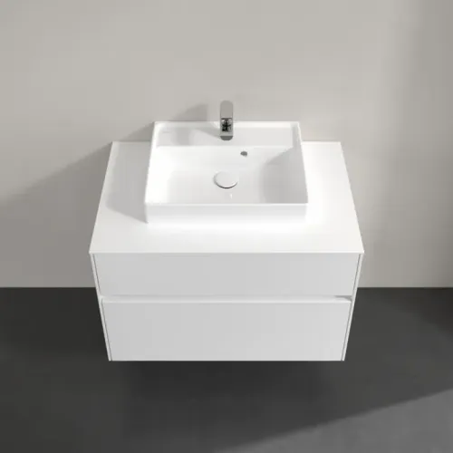 Villeroy & Boch Collaro Тумба под раковину, 2 выдвижных ящика, 800 x 548 x 500 mm, White Matt / White Matt C06900MS
