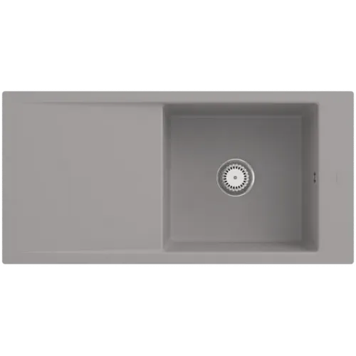 Villeroy & Boch Timeline 60 flat Мойка, включая Комплект слива с ручным управлением, выкл Керамика, 965 x 475 mm, Fossil CeramicPlus 67901FKD