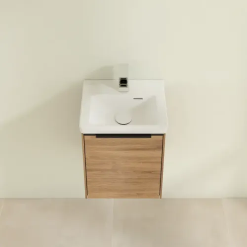 Villeroy & Boch Subway 3.0 Тумба под раковину, 1 дверь, 351 x 429 x 309 mm, Oak Kansas C58301RH