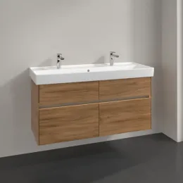 Villeroy & Boch Collaro Тумба под раковину, с подсветкой, 4 выдвижных ящика, 1154 x 546 x 444 mm, Oak Kansas C012B0RH