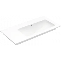 Villeroy & Boch Venticello Pаковина для установки на тумбу, 1000 x 500 x 170 mm, Альпийский белый, с переливом 4134R301