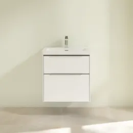 Villeroy & Boch Subway 3.0 Тумба под раковину, 2 выдвижных ящика, 572 x 576 x 478 mm, Brilliant White C57800VE