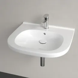 Villeroy & Boch ViCare Pаковина ViCare, 600 x 550 x 195 mm, Альпийский белый, с переливом 41196001