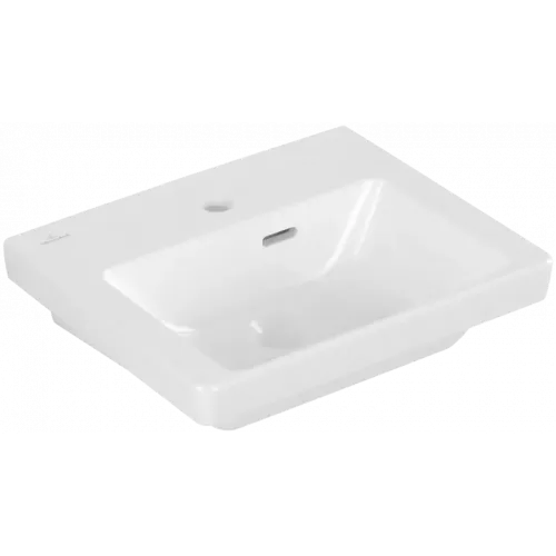 Villeroy & Boch Subway 3.0 Раковина компактная, 450 x 370 x 145 mm, Альпийский белый, с переливом 4370FK01