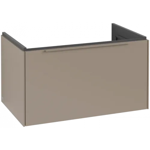 Villeroy & Boch Subway 3.0 Тумба под раковину, с подсветкой, 1 выдвижной ящик, 772 x 429 x 478 mm, Taupe C573L2VM
