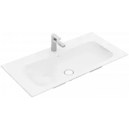 Villeroy & Boch Finion Pаковина для установки на тумбу, 1000 x 500 x 160 mm, Альпийский белый CeramicPlus, без перелива, нешлифованный 4164A2R1