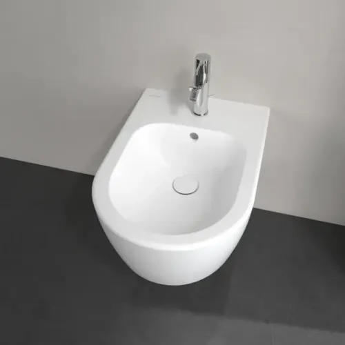 Villeroy & Boch Avento Биде, настенный, 370 x 530 mm, Альпийский белый CeramicPlus 540500R1