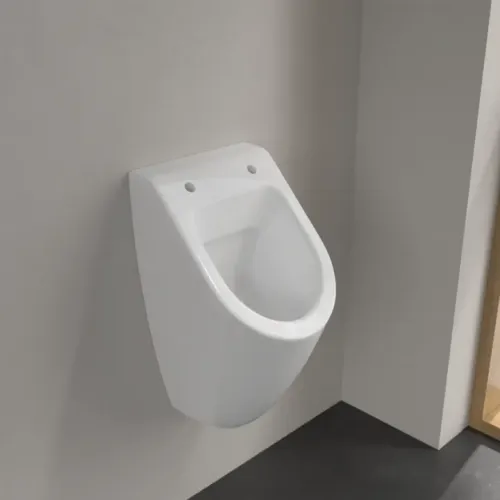 Villeroy & Boch Subway Писсуар, с отверстиями для крепежа крышки, Скрытый подвод воды, 285 x 315 mm, Альпийский белый 75130101