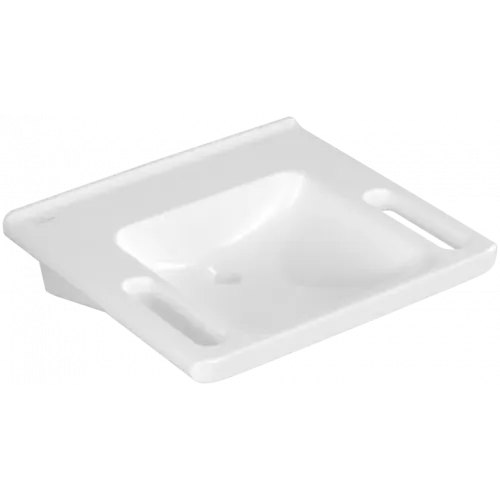 Villeroy & Boch ViCare Pаковина ViCare, 600 x 550 x 180 mm, Альпийский белый, без перелива 4A686301