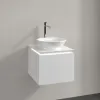 Villeroy & Boch Legato Тумба под раковину, с подсветкой, 1 выдвижной ящик, 450 x 380 x 500 mm, Glossy White / Glossy White B565L0DH