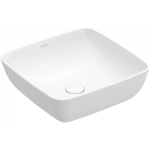 Villeroy & Boch Artis Раковина для установки на столешницу, 410 x 410 x 130 mm, Альпийский белый, без перелива 41784101