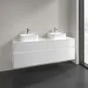 Villeroy & Boch Collaro Тумба под раковину, с подсветкой, 4 выдвижных ящика, 1600 x 548 x 500 mm, Glossy White / Glossy White C107B0DH