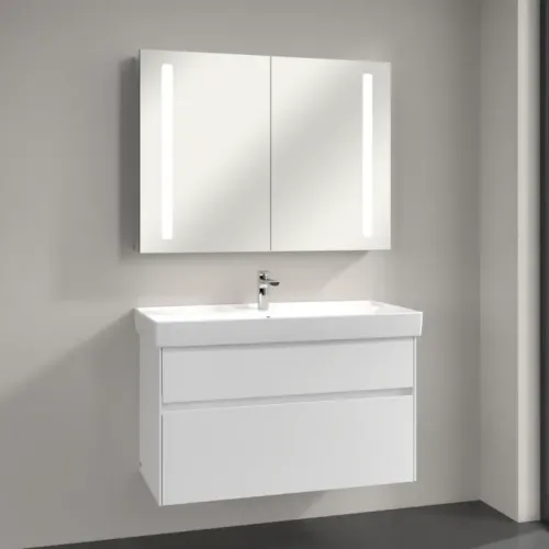 Villeroy & Boch My View 14 Настенный зеркальный шкаф, с подсветкой, 1000 x 750 x 172 mm A4221000