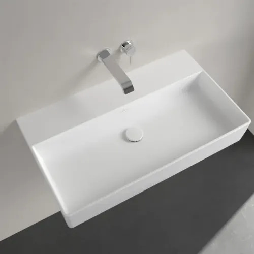 Villeroy & Boch Memento 2.0 Pаковина, 800 x 470 x 140 mm, Альпийский белый CeramicPlus, без перелива, шлифованный 4A228FR1