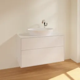 Villeroy & Boch Finion Тумба под раковину, 2 выдвижных ящика, 1000 x 603 x 501 mm, Glossy White Lacquer F88100GF