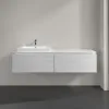 Villeroy & Boch Legato Тумба под раковину, 2 выдвижных ящика, 1600 x 380 x 500 mm, White Wood / White Wood B68800E8