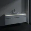 Villeroy & Boch Legato Тумба под раковину, с подсветкой, 5 выдвижных ящиков, 1400 x 550 x 500 mm, White Matt / White Matt B586L0MS