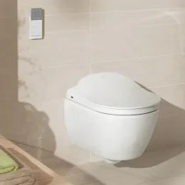 Унитаз Villeroy & Boch Subway 2.0 подвесной, безободковый (альпийский белый) 5614R5R1