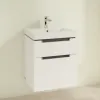 Villeroy & Boch Subway 2.0 Тумба под раковину, 2 выдвижных ящика, 537 x 590 x 423 mm, Glossy White A90810DH