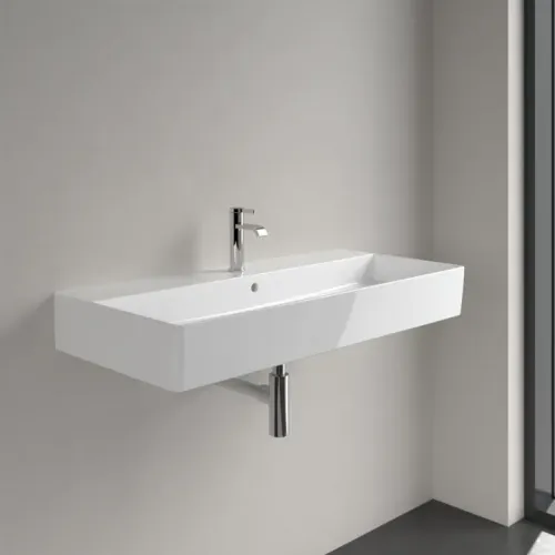 Villeroy & Boch Memento 2.0 Pаковина, 1000 x 470 x 135 mm, Альпийский белый, с переливом 4A22A501