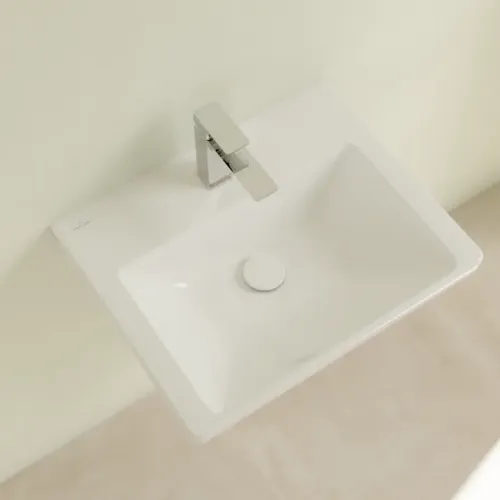 Villeroy & Boch Subway 3.0 Pаковина, 550 x 440 x 165 mm, Альпийский белый, без перелива 4A705601