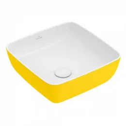 Раковина Villeroy & Boch Artis 417841BCT5 41х41 см, Mustard ярко-желтый