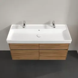 Villeroy & Boch Collaro Тумба под раковину, с подсветкой, 4 выдвижных ящика, 1154 x 546 x 444 mm, Oak Kansas C012B0RH