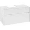 Villeroy & Boch Collaro Тумба под раковину, 2 выдвижных ящика, 1000 x 548 x 500 mm, Glossy White / Glossy White C09500DH