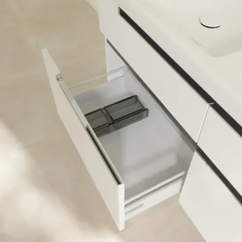 Villeroy & Boch Subway 2.0 Тумба под раковину, 4 выдвижных ящика, 1287 x 590 x 449 mm, Glossy White A91710DH