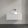Villeroy & Boch Antao Тумба под раковину, 2 выдвижных ящика, 1000 x 360 x 500 mm, лицевая поверхность без текстурированной отделки, Glossy White Lacquer / Glossy White Lacquer K20010GF