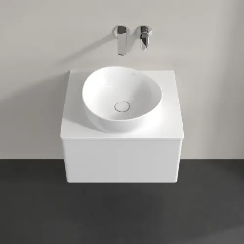 Villeroy & Boch Antao Тумба под раковину, 1 выдвижной ящик, 600 x 360 x 500 mm, лицевая поверхность без текстурированной отделки, Glossy White Lacquer / Glossy White Lacquer K29010GF