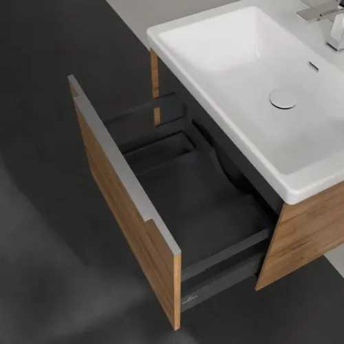Villeroy & Boch Subway 3.0 Тумба под раковину, 1 выдвижной ящик, 622 x 429 x 478 mm, Oak Kansas C57500RH