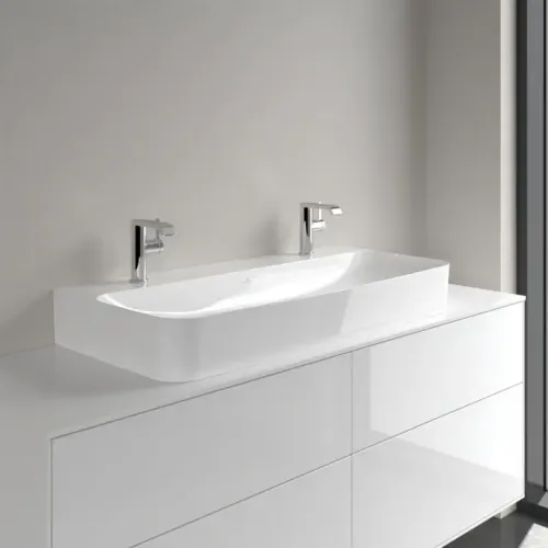 Villeroy & Boch Finion Pаковина, 1000 x 470 x 165 mm, Альпийский белый CeramicPlus, без перелива, шлифованный 41681LR1