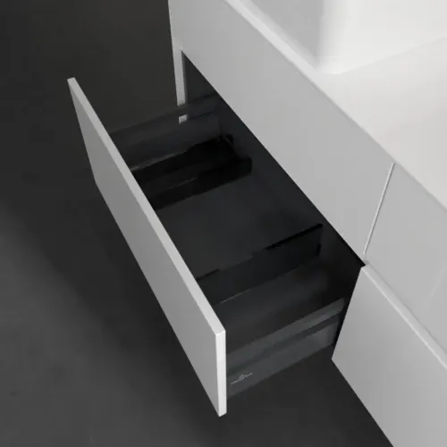 Villeroy & Boch Collaro Тумба под раковину, 4 выдвижных ящика, 1400 x 548 x 500 mm, Glossy White / Glossy White C04800DH