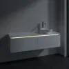 Villeroy & Boch Legato Тумба под раковину, с подсветкой, 2 выдвижных ящика, 1400 x 380 x 500 mm, Glossy White / Glossy White B589L0DH