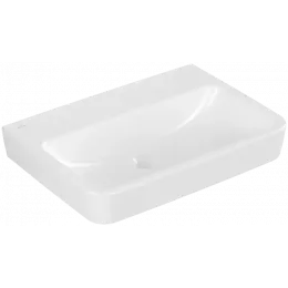 Villeroy & Boch O.novo Pаковина, 650 x 460 x 175 mm, Альпийский белый, без перелива, задняя сторона и нижняя сторона шлифованные 4A41KF01