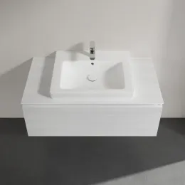 Villeroy & Boch Legato Тумба под раковину, 1 выдвижной ящик, 1000 x 380 x 500 mm, White Wood / White Wood B68000E8