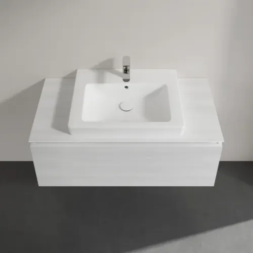 Villeroy & Boch Legato Тумба под раковину, 1 выдвижной ящик, 1000 x 380 x 500 mm, White Wood / White Wood B68000E8