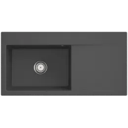 Villeroy & Boch Subway Style 60 Мойка, включая Комплект слива с ручным управлением, выкл Керамика, 1000 x 510 mm, Graphite CeramicPlus 336201i4