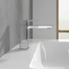 Villeroy & Boch Subway 3.0 Смеситель для раковины однорычажный с комплектом слива со стяжкой, Хром TVW11200200061